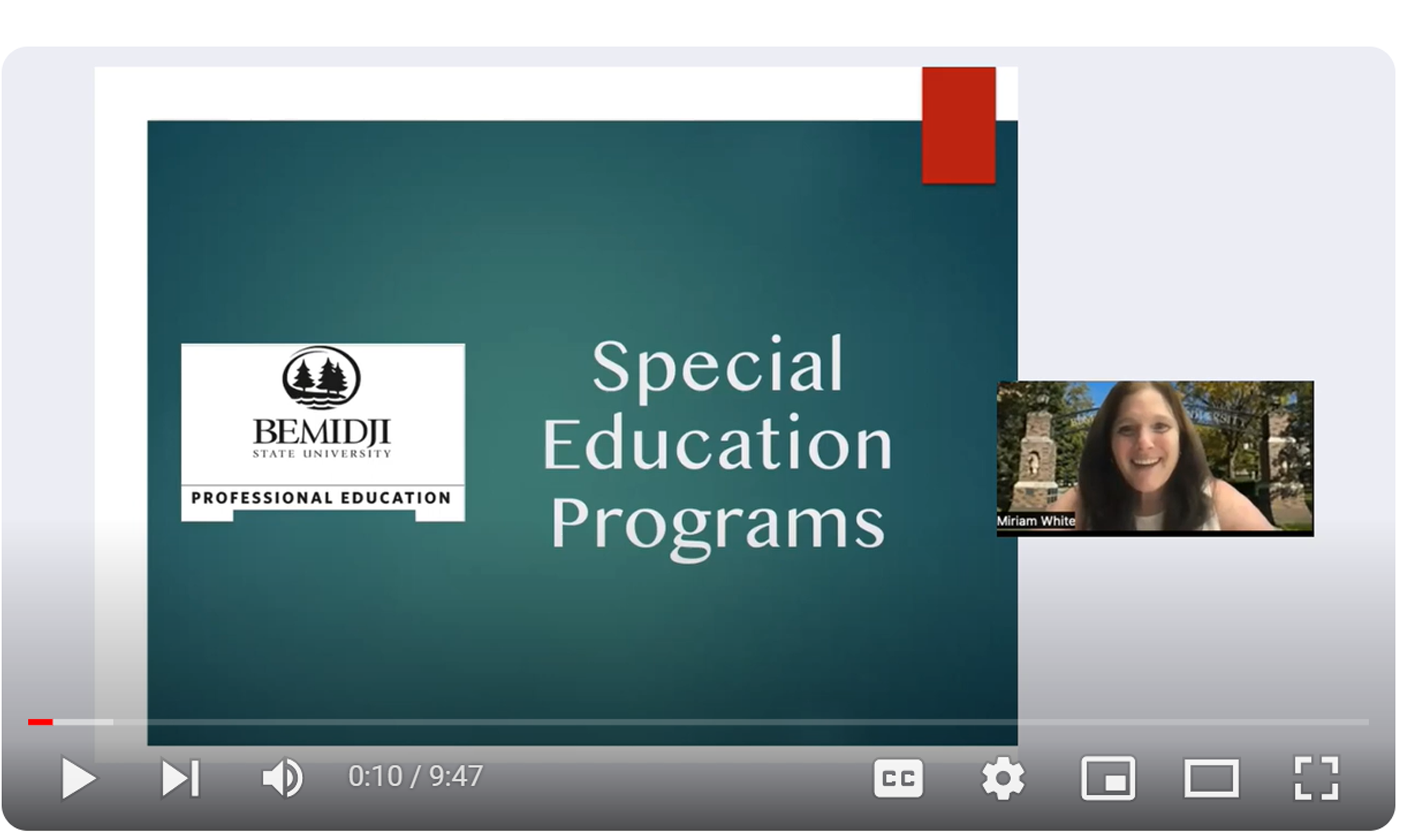 Special Education Programs at Bemidji State University, video