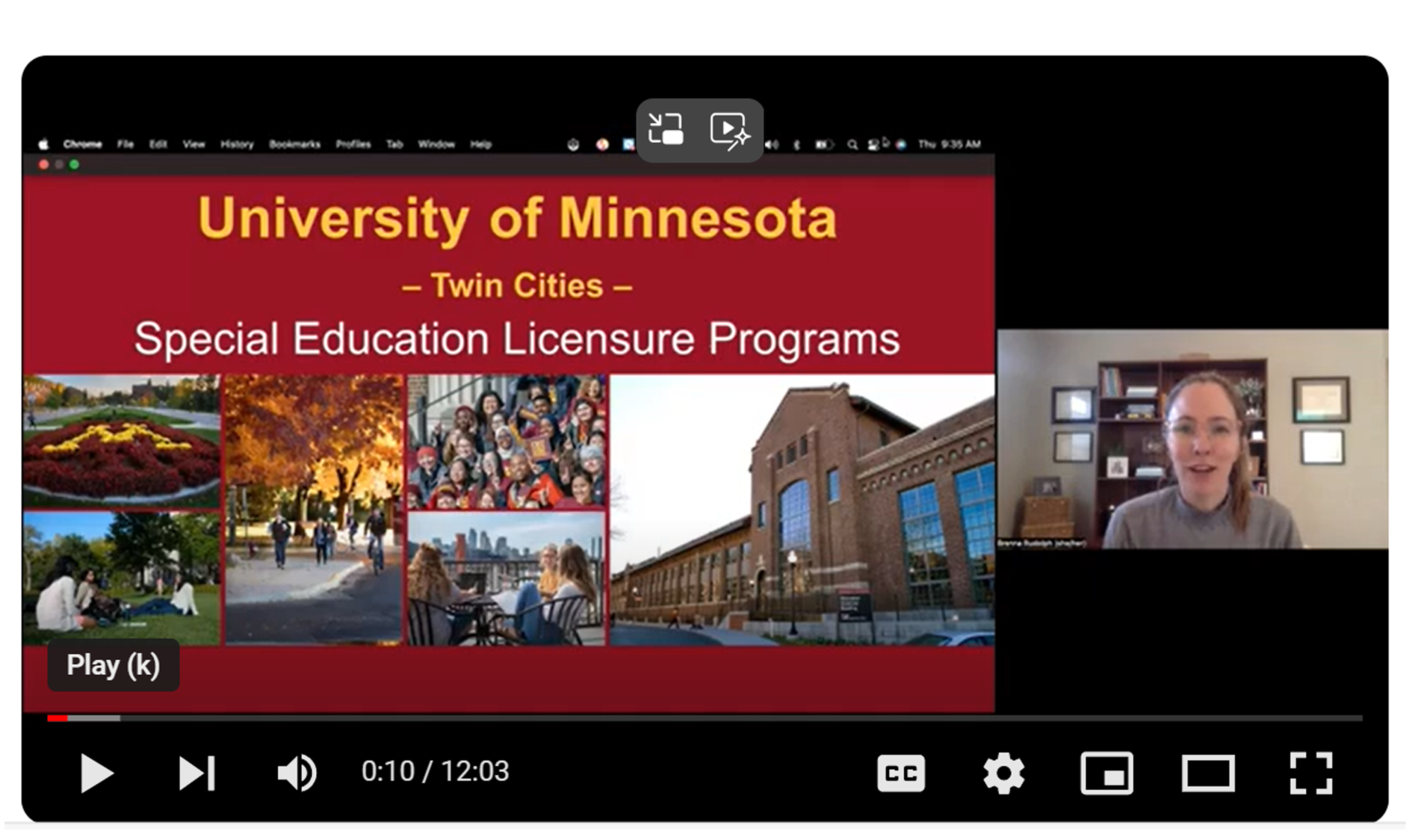 Special Education Programs at University of Minnesota, Twin Cities, video